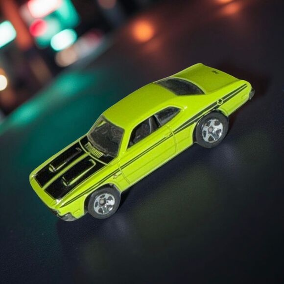 2008 Hot Wheels 1971 Dodge Dart Demon Green Variation Diecast Car - Picture 4 of 4